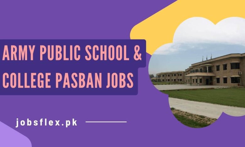 Army Public School & College Pasban Jobs