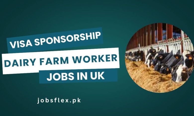 Visa Sponsorship Dairy Farm Worker Jobs in UK