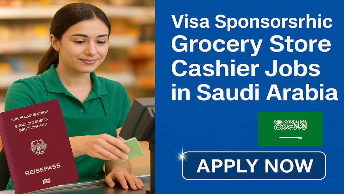 Visa Sponsor Grocery Store Cashier Jobs in Saudi Arabia